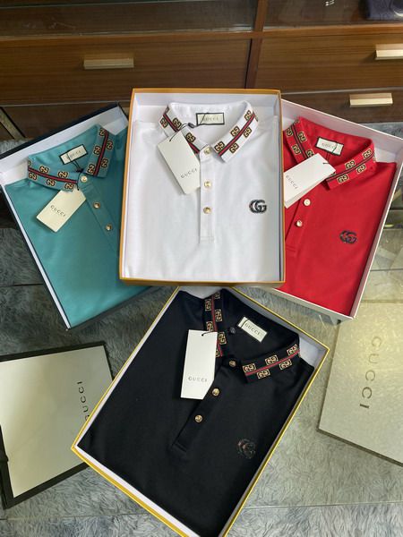 gucci polo衫 2021新款 古馳翻領短袖polo衫 MG0320款