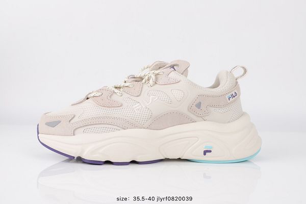 Fila Fusion 2021新款 斐樂夏季網面透氣火星復古女款老爹鞋跑鞋