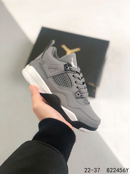 Air jordan 4 Retro 2022新款 喬丹4代高幫童款復古運動籃球鞋