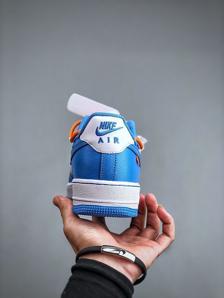 NIke Air Force 1 07 2023新款 空軍一號白藍綁帶男女款運動板鞋