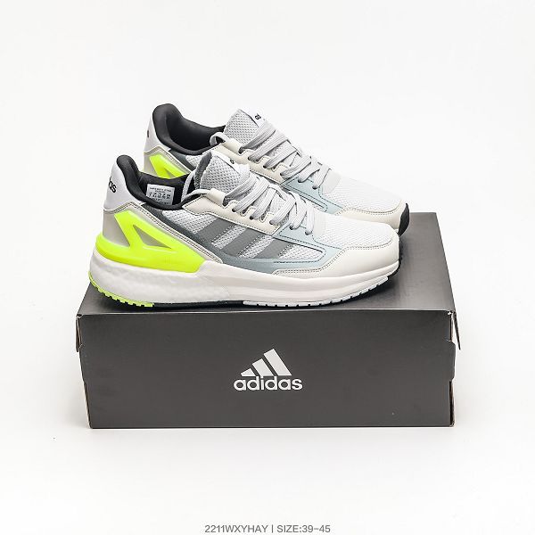 Adidas ZX 1000 2022新款 復古boost爆米花緩震男款運動跑步鞋