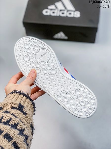 Adidas 2023年秋冬情侶款復古三條紋運動鞋休閒鞋