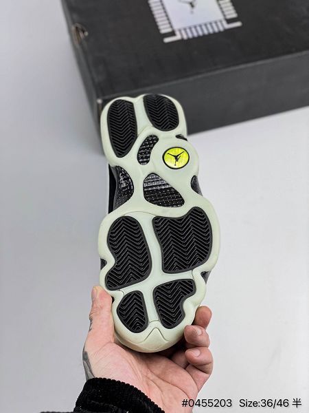 Air Jordan 13 Retro Low GC Singles Day 2022新款 喬丹十三代夜光黑綠男女款籃球鞋