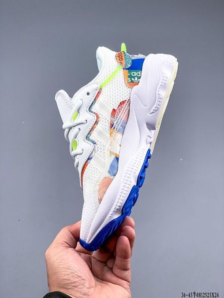 Adidas Originals Ozweego 2021新款 簡版椰子輕便透氣水管男女款老爹鞋 帶半碼