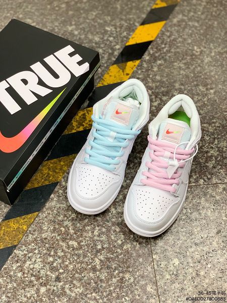 nike sb dunk 2022新款 彩虹漸變小白鞋板鞋