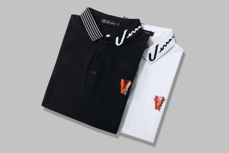 versace polo衫 2021新款 凡賽斯翻領短袖polo衫 MG0318款