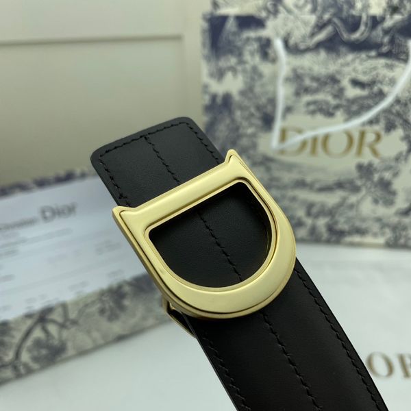 Dior皮帶 迪奧2022新款 HF0522-1雙面牛皮時尚腰帶