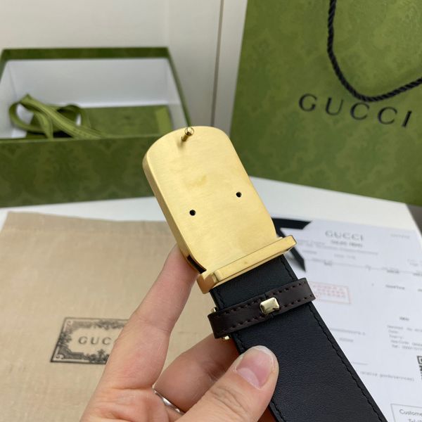 gucci皮帶 古馳2022新款皮帶 HF0522-27牛皮壓G花紋時尚腰帶