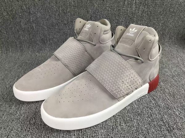 adidas tubular invader 简版750系列 平民版小椰子高帮时尚情侣鞋