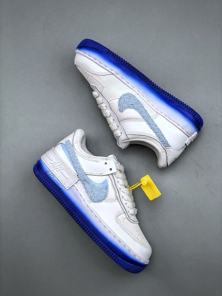 Nike Air Force 1 Low Fur-Lined Shadow 2023新款 加絨勾雙勾增高女款板鞋