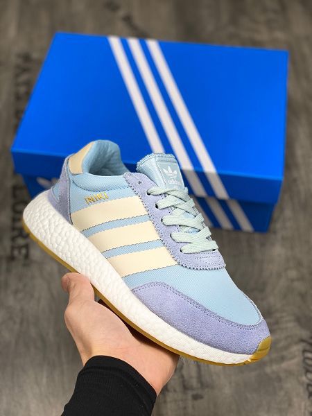 Adidas L-5923 2021新款 三葉草時尚休閒情侶款慢跑鞋 帶半碼