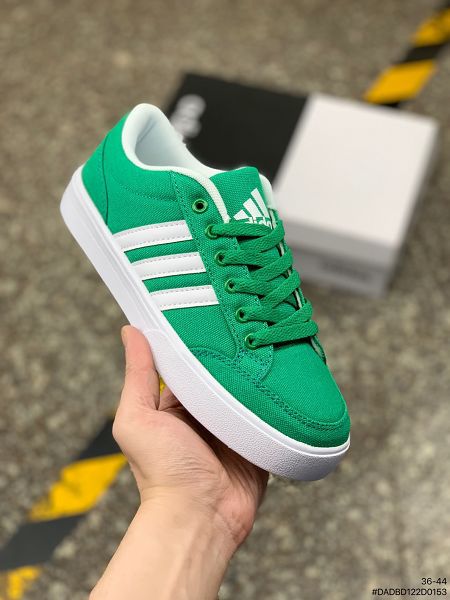 Adidas NEO GVP CANVAS STR 2022新款 男女款校園風帆布低幫校園板鞋