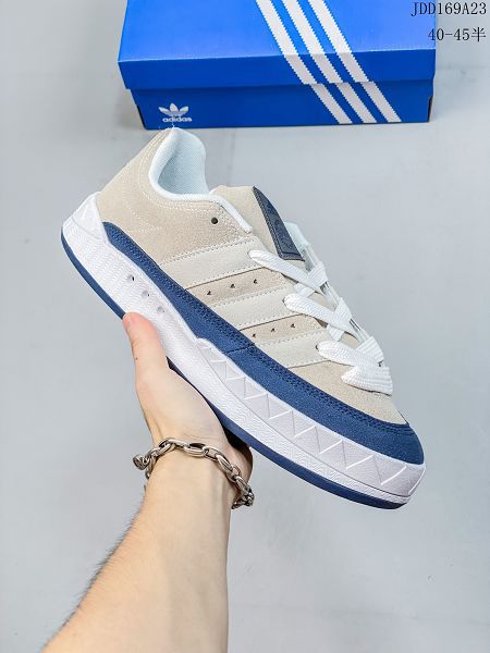 Atmos x Adidas Adimatic Low 2023新款 馬蒂奇系列復古鯊魚麵包男款滑板鞋