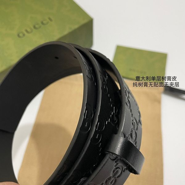 gucci皮帶 古馳2022新款 HF0523-01牛皮壓花紋時尚腰帶