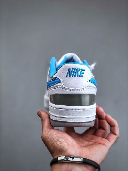 Nike Gamma Force 白藍色男女款復古運動休閒厚底低幫板鞋 