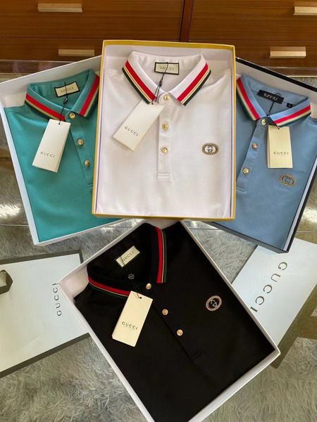 gucci polo衫 2021新款 古馳翻領短袖polo衫 MG0322款