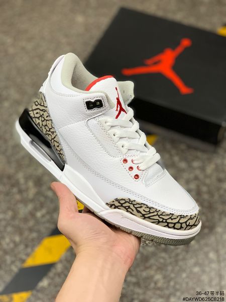 Nike Air Jordan 3 Retro 2021新款 喬丹3代中幫男女款復古運動文化籃球鞋