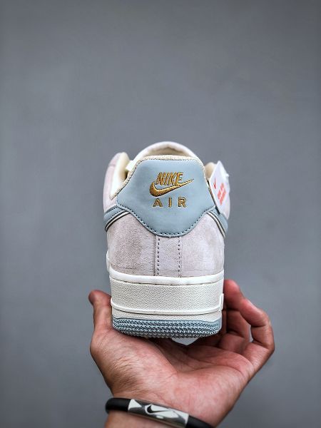 Nike Air Force 1 Low 07 藍金雙勾 男女款休閒板鞋