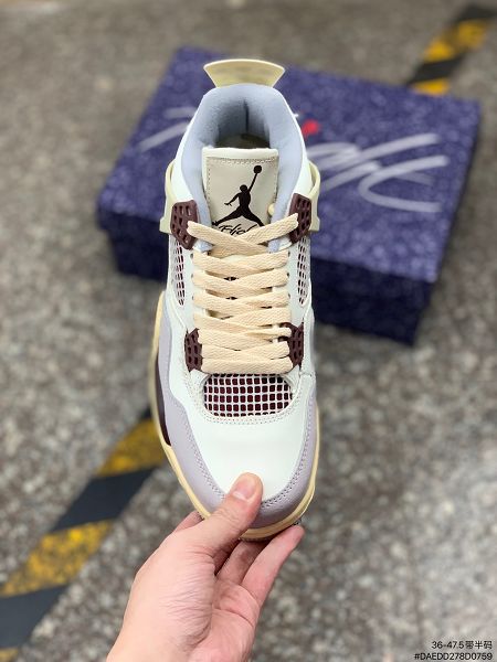 Air Jordan 4 2022新款 喬丹4代男女款中幫復古籃球鞋