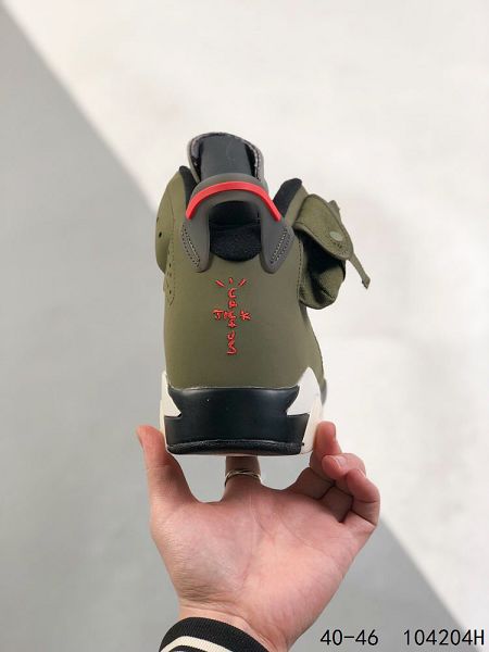 Travis Scott x Air Jordan 6 Cactus Jack 男士復古休閒文化籃球鞋