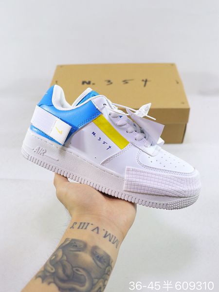 Nike Air Force 1 2021新款 AF1空軍一號解構N354男女款休閒板鞋 帶半碼