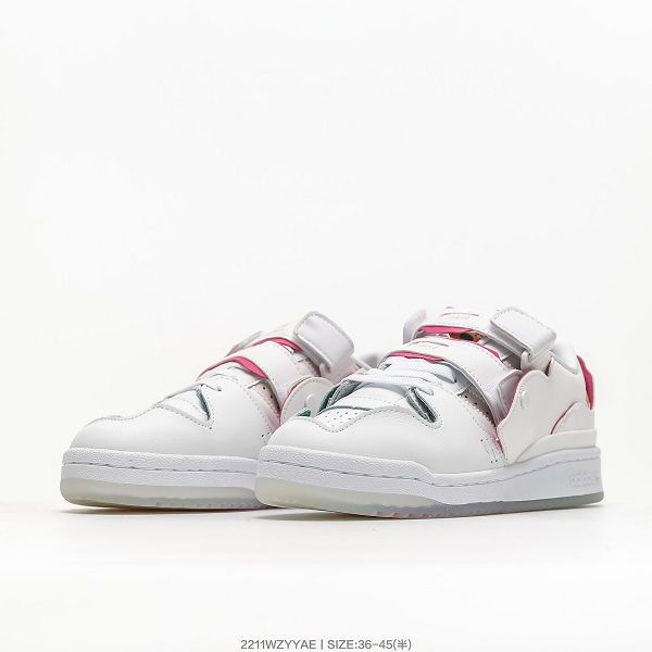 Adidas Originals Forum 84 Low 2022新款 魔術貼低幫復古系帶男女款運動板鞋