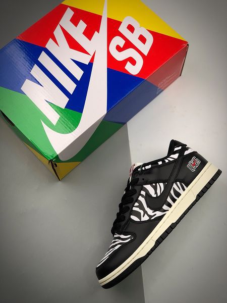 Quartersnacks x NK SB Dunk Low 2021新款 Zebra黑白斑馬運動板鞋