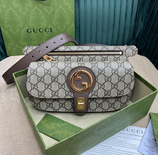 gucci包包 古馳2022新款手提包 DS718154Blondie系列腰包單肩斜挎包