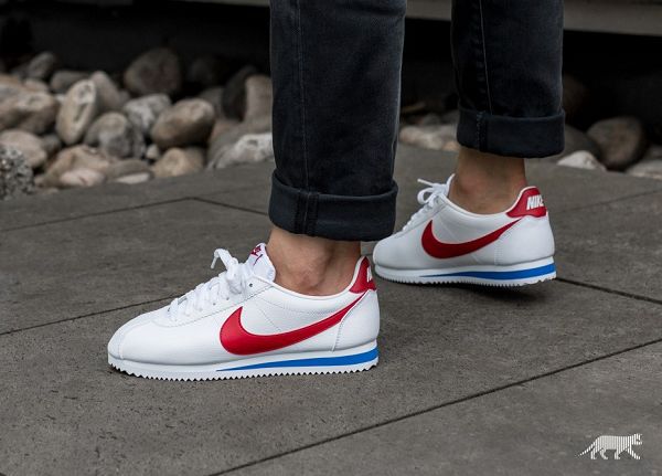 Nike Classic Cortez Premium SE White-Jade-orange 2019新款 阿甘復古初代情侶款慢跑鞋 帶半碼