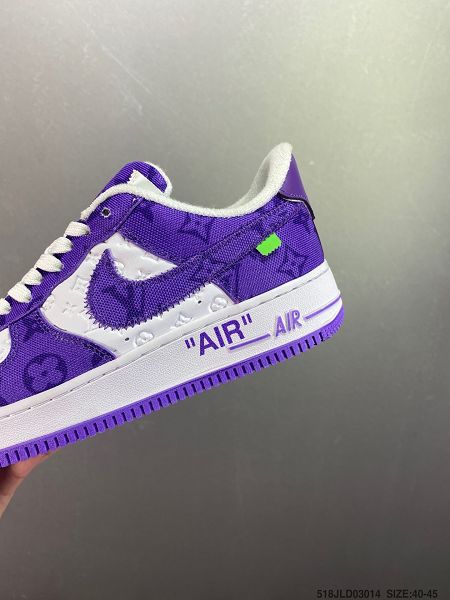 Nike Air Force 1 Low 2022新款 空軍一號LV聯名款男女生低幫百搭運動板鞋