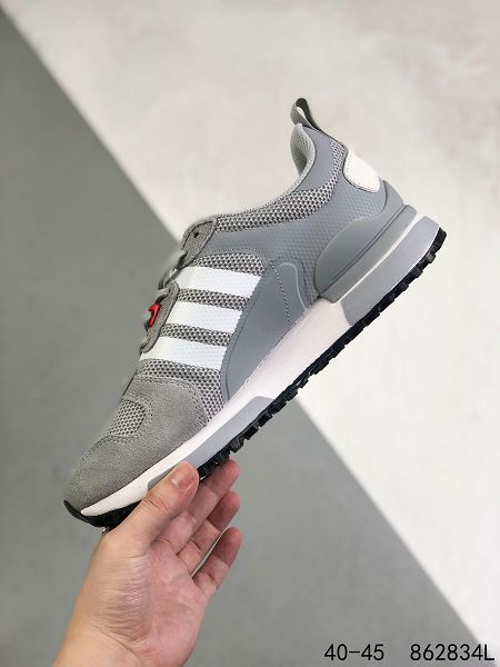 Adidas originals ZX700 2022新款 頭層皮面複古男款慢跑鞋