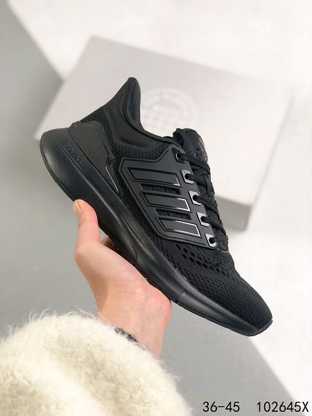 Adidas EQ21 Run 2022新款 男女款全新緩震休閑運動跑步鞋