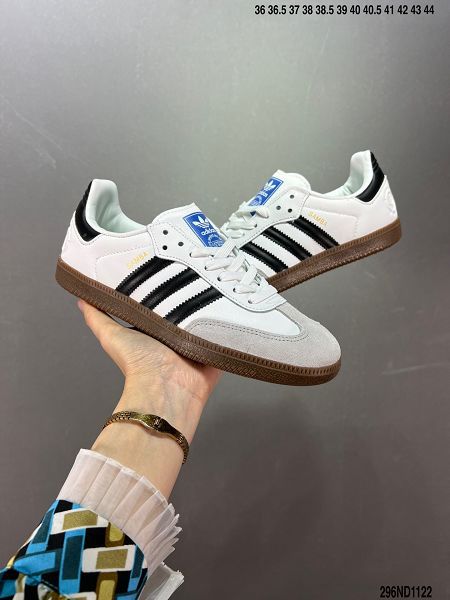 Adidas Originals Samba OG 2023新款 桑巴舞系列紳士德訓足球風男女款休閒運動板鞋