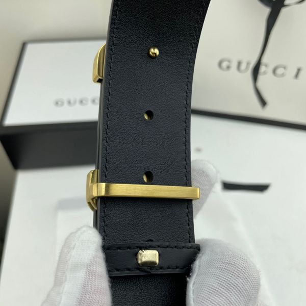 gucci皮帶 古馳2022新款皮帶 HF032914頭層牛皮壓花紋百搭腰帶