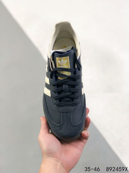 Adidas Originals Samba Vegan OG桑巴舞系列 男女款紳士德訓足球風百搭低幫休閒運動板鞋