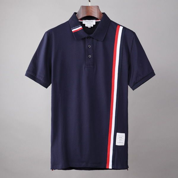 thom browne polo衫 2021新款 湯姆·布朗翻領短袖polo衫 MG0319款