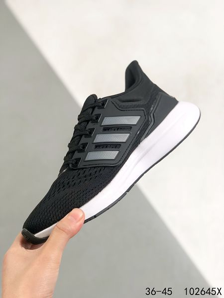 Adidas EQ21 Run 2022新款 男女款全新緩震休閑運動跑步鞋