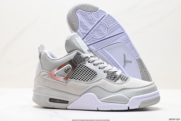 Nike Wmns Air Jordan 4 Retro GS Linen 全新男女款中幫復古休閒運動文化籃球鞋