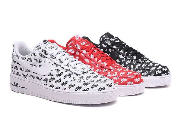air force 1 nike logo all over