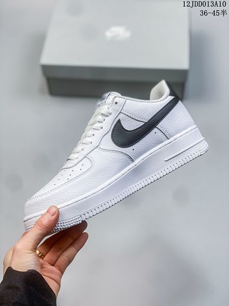 Nike Air Force 1 Low 黑色白色 男女款低幫休閒板鞋 