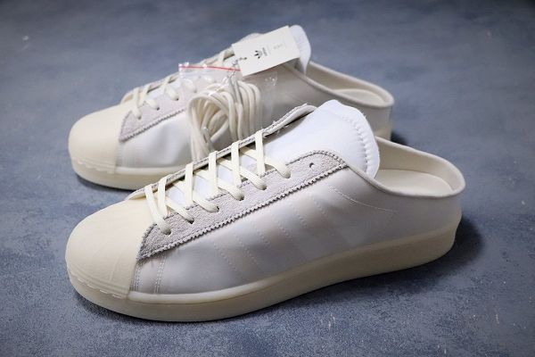 Adidas Originals Superstar Mule 2020新款 50週年三葉草貝殼頭男女生休閒半拖板鞋