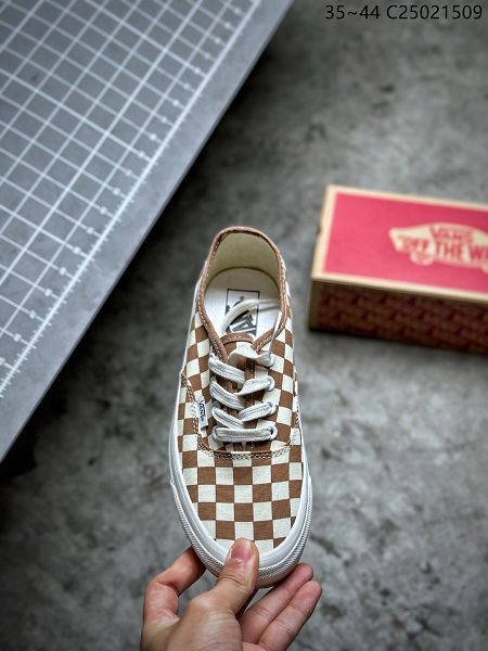 Vans Authentic 44 DX 2023新款 安納海姆棋盤格低幫男女款帆布鞋