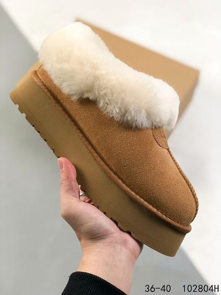 UGG W Mini Bailey Button Bling 2023秋冬女生迷你中低筒加絨休閒百搭厚底短靴