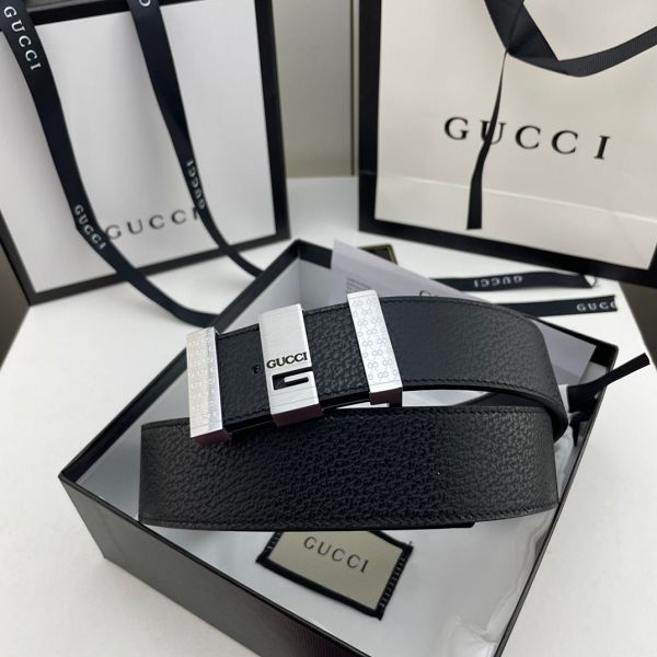 gucci皮帶 古馳2022新款皮帶 HF032916頭層牛皮豬皮紋百搭腰帶