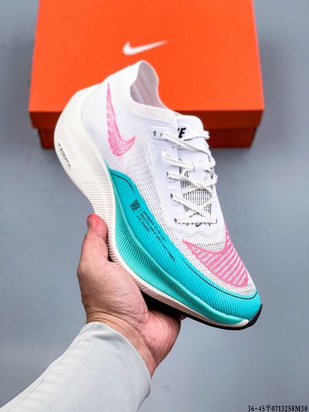 Nike ZoomX Vaporfly NEXT% 2021新款 馬拉松輕質透氣男女款運動跑步鞋 帶半碼