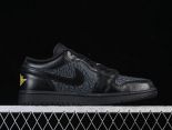 Air Jordan 1 Low Elephant 2025新款男生爆裂紋 危險警告 低幫文化休閒板鞋