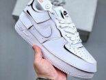 Nike Air Force 1 Low 2021新款 DIY拆卸拼接魔術貼男女款板鞋 帶半碼