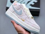 Nike Air Force 1 Low 07 藍金雙勾 男女款休閒板鞋