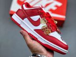 Nike Dunk Low SB 低幫滑板鞋系列 2023全新男女款白紅色婚慶主題滑板鞋