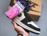 Nike Air Jordan 1 Zoom CMFTPSG 中幫經典復古文化休閒運動籃球鞋 2025最新男女款黑白紫大巴黎